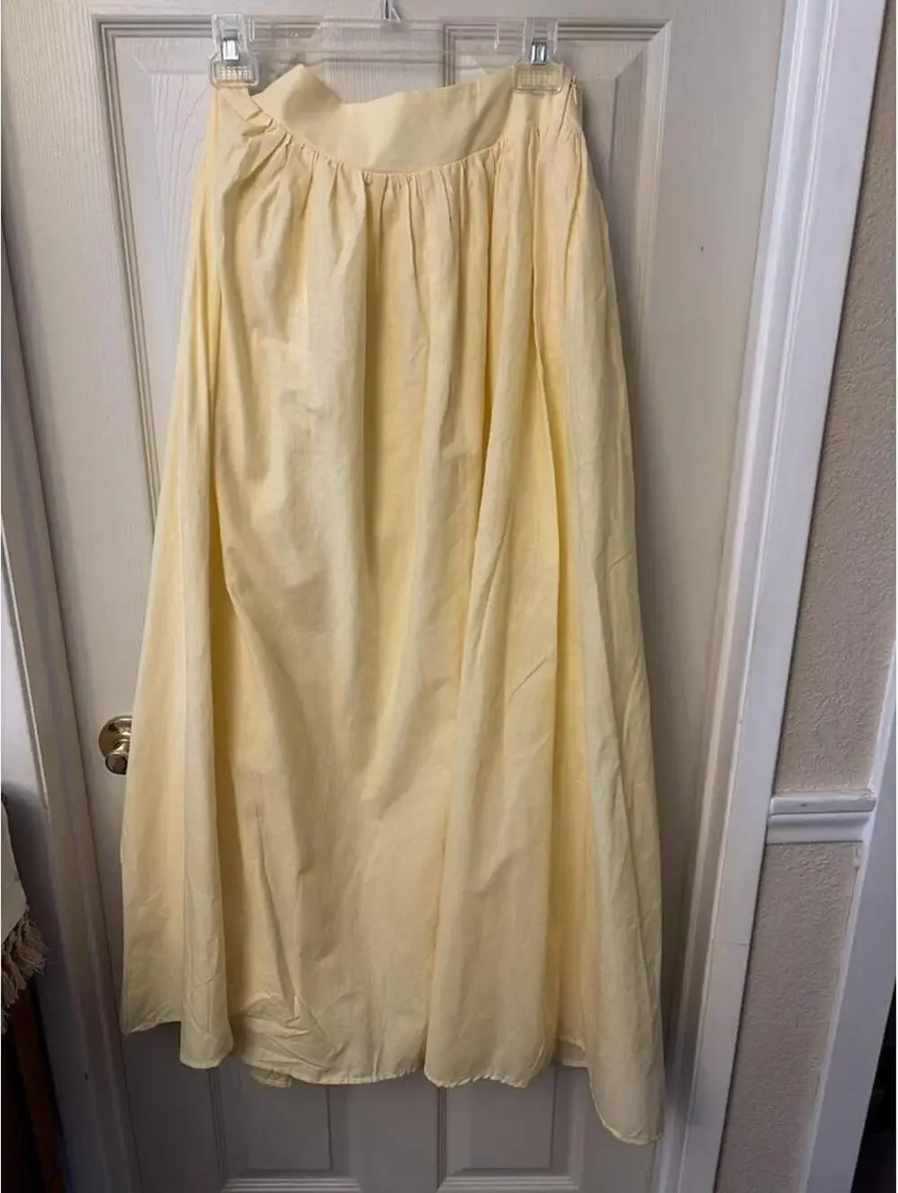 Princess Polly Women's Yellow and Cream Skirt
